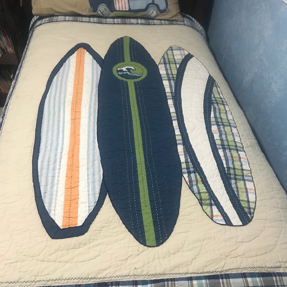 Pottery Barn Twin Quilt and Sham